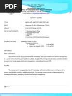 Sample format of Activity design | Business