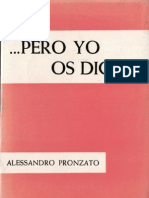 Pronzato, Alessandro - Pero Yo Os Digo