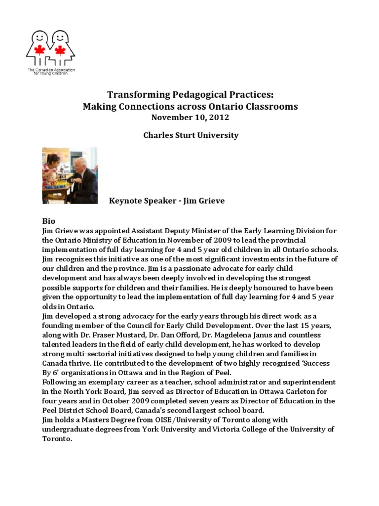 Cayc Assessment in Ontario Classrooms | PDF | Classroom | Teachers