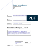 Primer Trabajo de Psicología Educativa