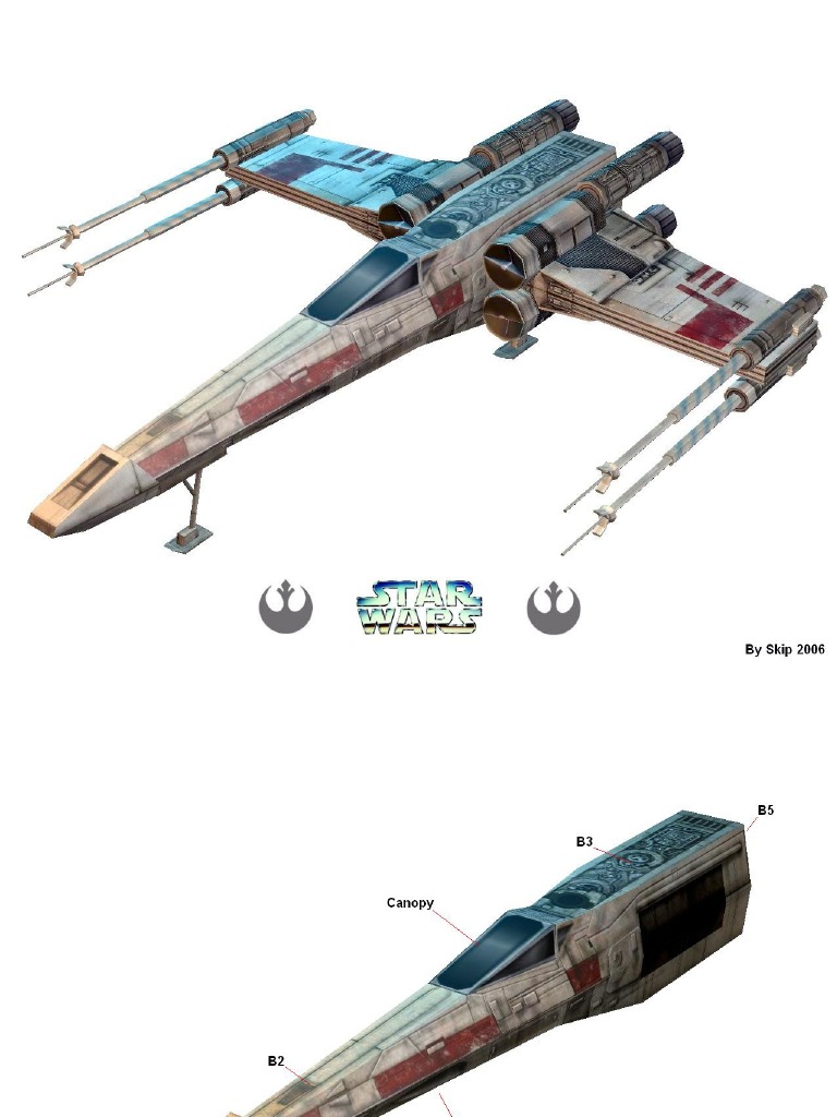 Incom T 65 X Wing Starfighter