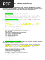 Unpacking The Common Core Math