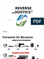 "Reverse Logistics": Click To Edit Master Subtitle Style
