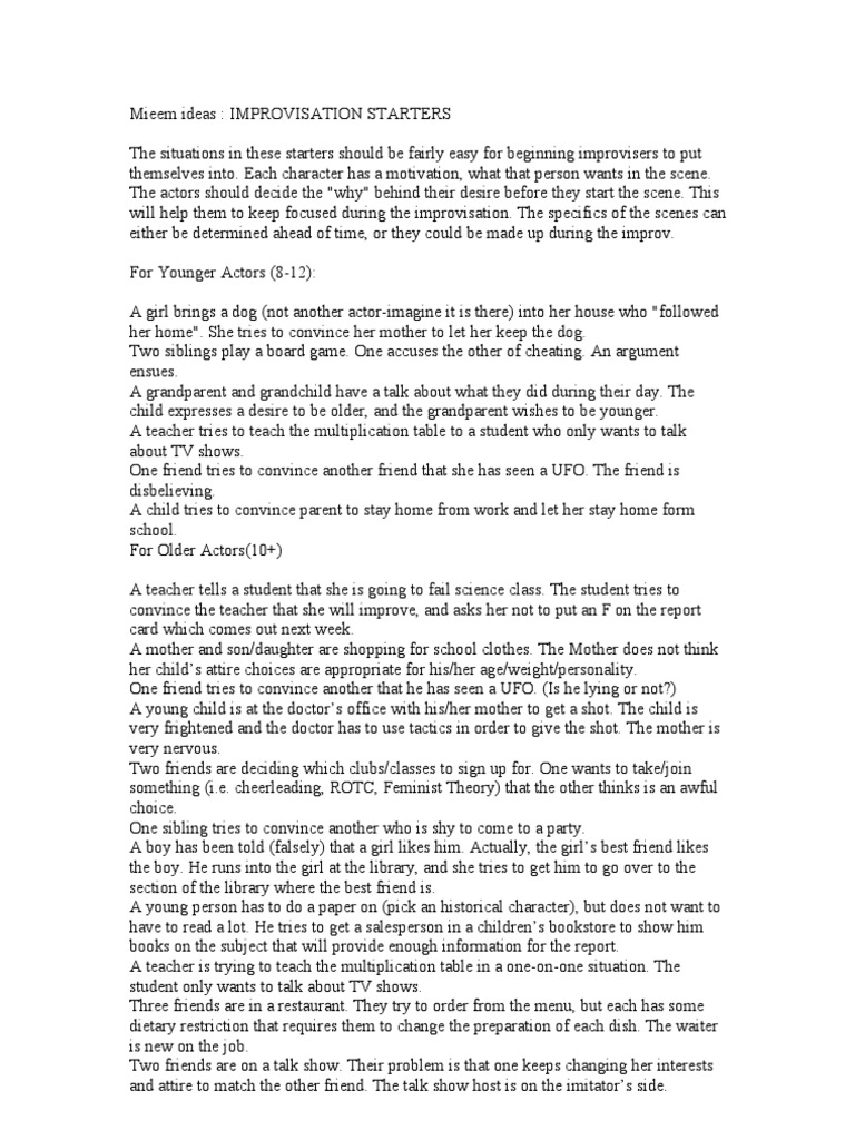 Mime Ideas | PDF