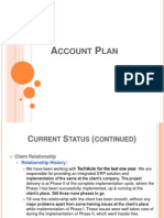 Business Development in IT Account Plan