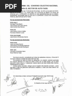 Actas de Negociacion Convenio Colectivo 2012