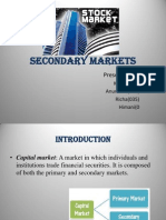 Secondary Markets: Presented by