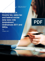 Amendments in Taxes-2011