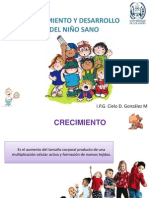 Crecimiento y Desarrollo Del Niño Sano