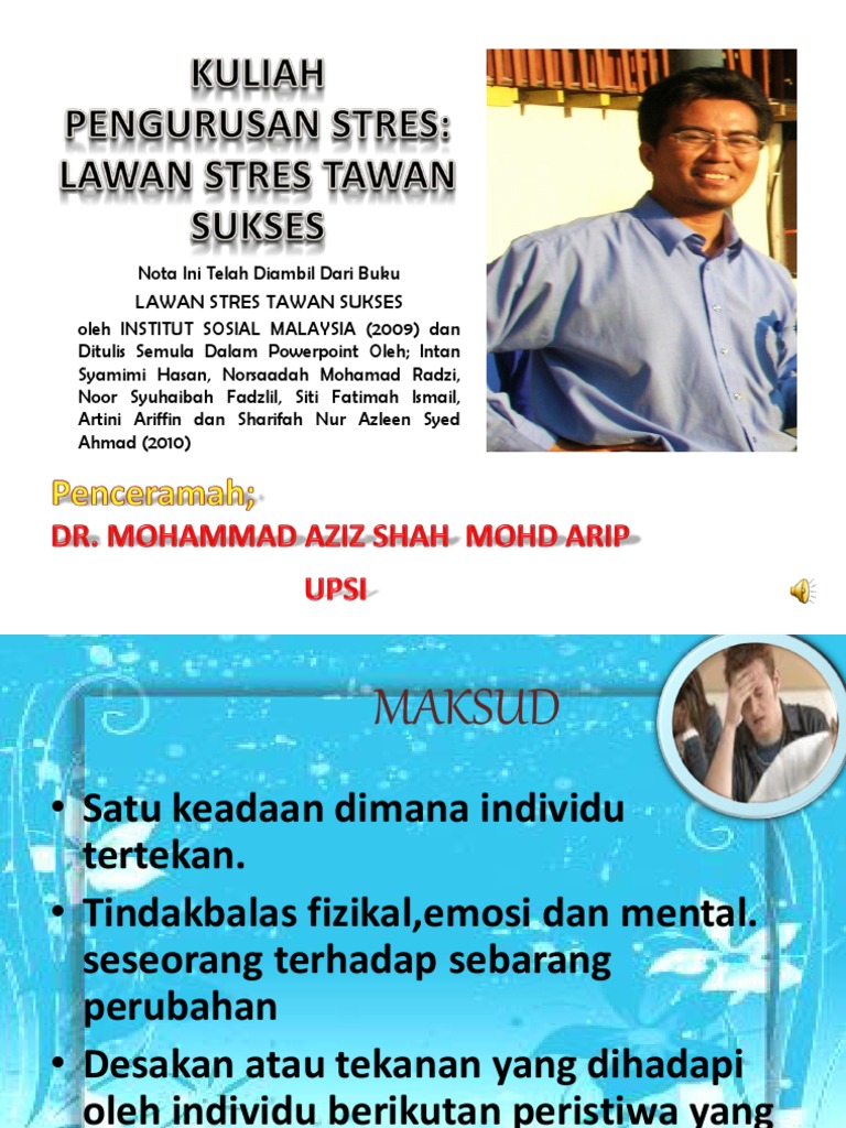 Nota Pengurusan Stress Pdf