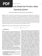 Android Security Model That Provide A Base Operating System