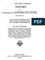 Leo Wiener 1920 - History of Arabico-Gothic Culture (Vol. 3)