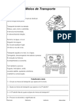 Os Meios de Transporte