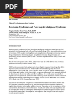 Download Serotonin Syndrome and Neuroleptic Malignant Syndrome by argatu SN10570593 doc pdf