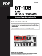 Manual BOSS GT-10B - Português