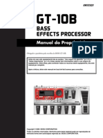 Manual BOSS GT-10B - Português