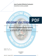 REVISTA ORIZONT CULTURAL NR. 1/2012