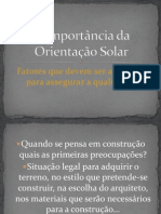 Orientação Solar