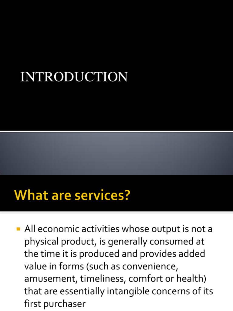Introduction To Service Marketing | PDF | Reliability Engineering ...