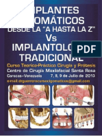 Invitacion VI Curso Implantes Cigomáticos Julio 2013