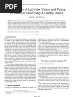 Application of LabView Vision and Fuzzy Control For Controling A Gantry Crane