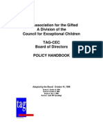 Board Policy Handbook 