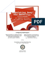 Regulating Away Our Security: Consequences of Agency Actions On Homeland Security