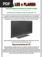 Curso de manutenção em televisores de LCD,LED e PLASMA.