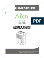 Alen Dehumidifier Manual