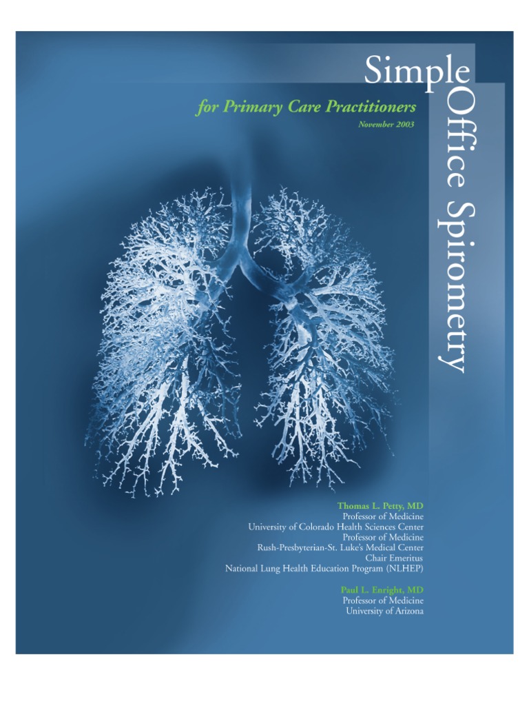 Office Spirometry for Lung Disease Management | PDF | Asthma ...