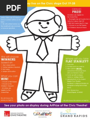 Flat Stanley Printable Page