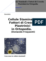 Newsletter_Cell Staminali e Fattori Crescita Piastrinici in Ortopedia. Dott. Raffaello Riccio - www.raffaelloriccio.com