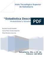 Probabilidad y Estadistica