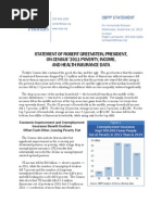 Statement of Robert Greenstein, President, On Census' 2011 Poverty, Income, and Health Insurance Data