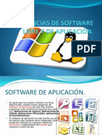 Diferencias de Software Libre y de Aplicación