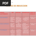 Matriz de Induccion