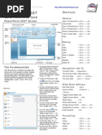 Power Point 2007 Quick Reference