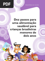 dez passos para alimentação saudável - familia