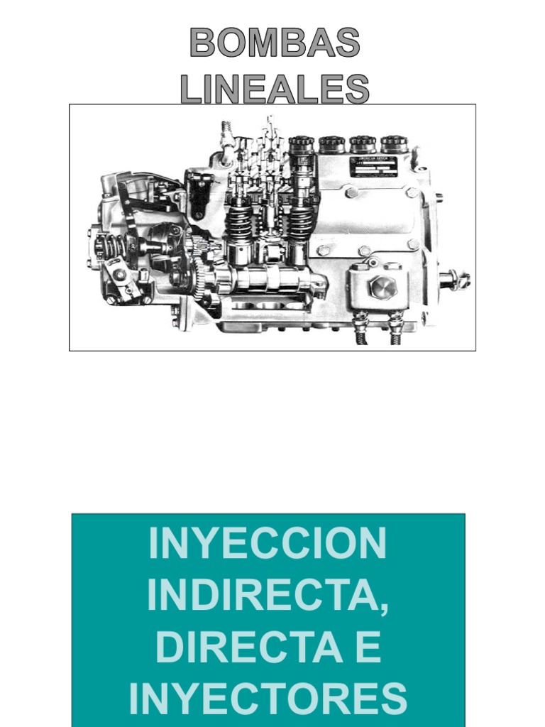 Bomba Lineal Diesel