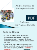 Politica Nacional de Promoção de Saúde