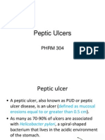 Peptic Ulcers: PHRM 304