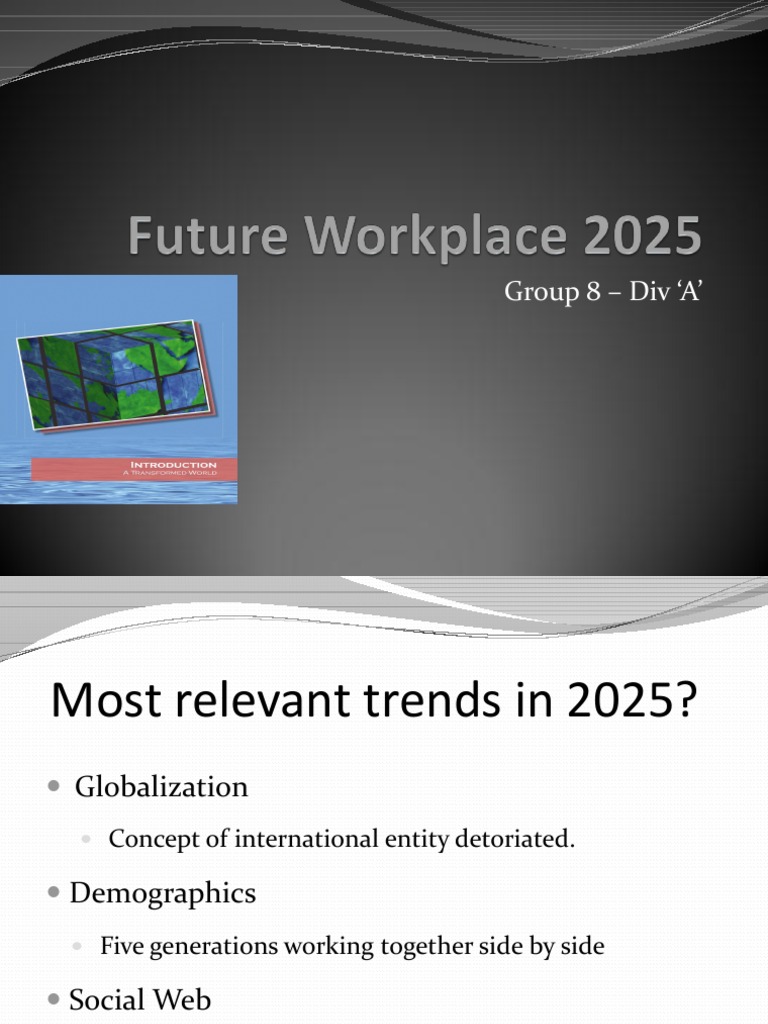 Future Workplace 2025 PDF Online And Offline Employment