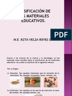 1.2. Clasificacion de Materiales Educ.