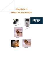 P3 METALES ALCALINOS REACCIONES