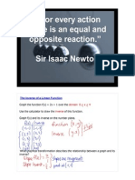 NOTES - Inverse of a Function