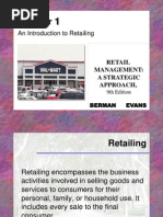 An Introduction To Retailing: Retail Management: A Strategic Approach