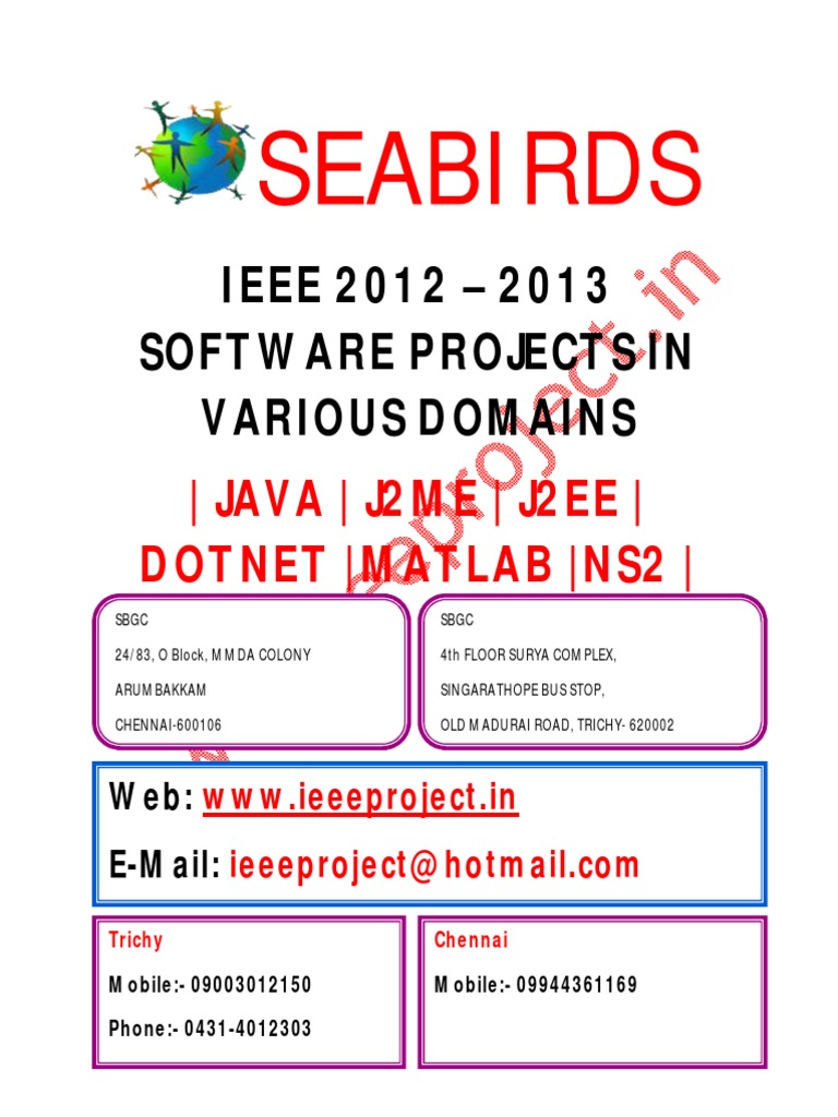 Data Mining Java Projects in Chennai | PDF | Information Retrieval ...