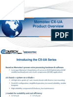 Memotec CX-UA Product Overview June 2012_1