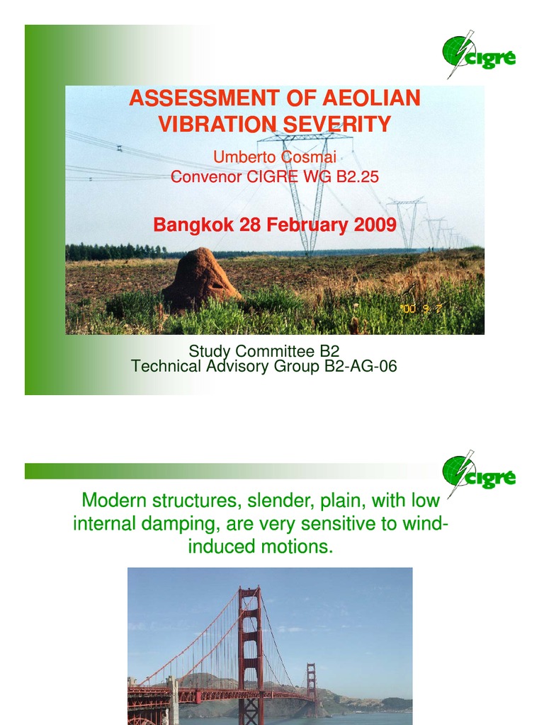 Assessment of Methods for Evaluating Aeolian Vibration Severity in ...