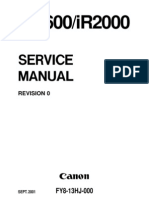 Canon iR1600, iR2000 Service Manual